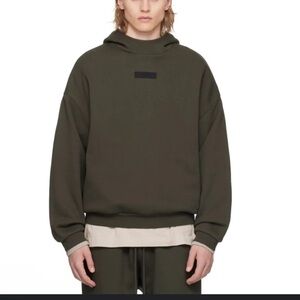 Essentials Dark Brown Hoodie